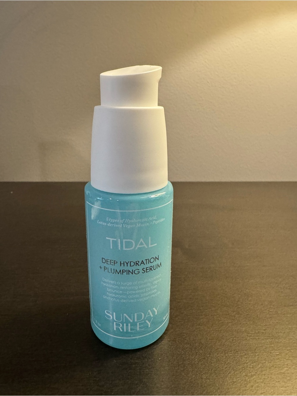 Sunday Riley Tidal Deep Hydration and Plumping Serum 1 oz 30 ml Full Size NEW